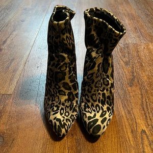 Leopard booties